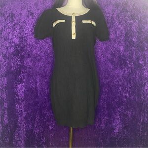 Express Black and Cream Dress